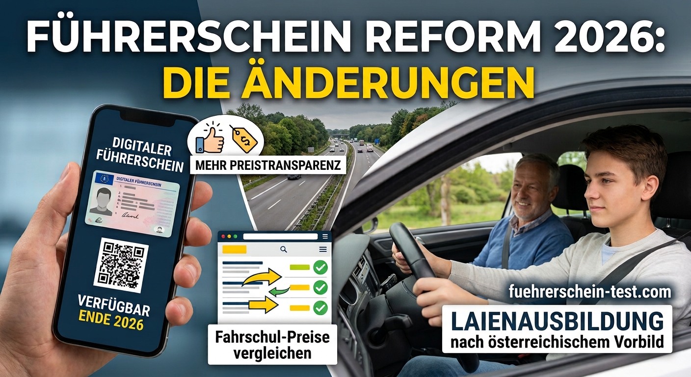 Führerschein Reform 2026: Diese Änderungen kommen